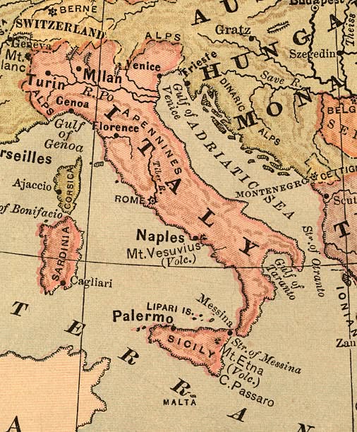 Mapa de Italia, origen de nuestra cocina
